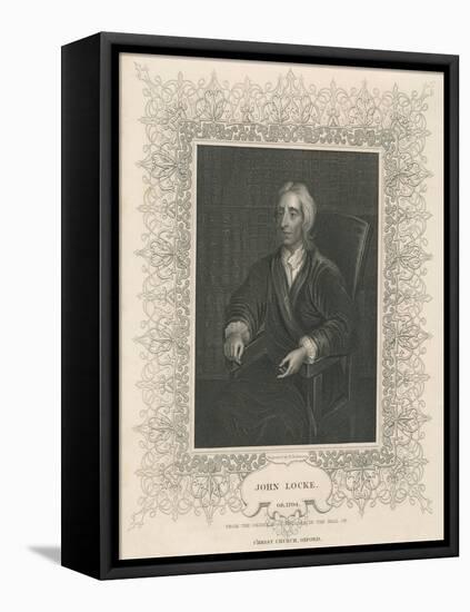 John Locke-Godfrey Kneller-Framed Stretched Canvas