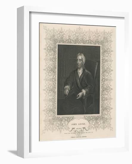 John Locke-Godfrey Kneller-Framed Giclee Print