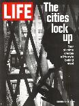 The Cities Lock Up, Woman at Gated Window, November 19, 1971-John Loengard-Photographic Print