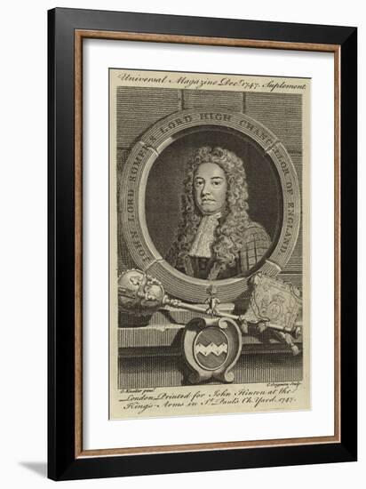 John Lord Somers, Lord High Chancellor of England-Godfrey Kneller-Framed Giclee Print