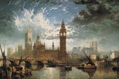 A View of Westminster Abbey and the Houses of Parliament, 1870-John Macvicar Anderson-Laminated Giclee Print