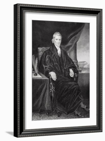 John Marshall (1755-1835)-Alonzo Chappel-Framed Giclee Print