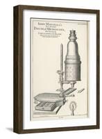 John Marshall's New Invented Double Microscope for Viewing the Circulation of the Blood-I. Sturt-Framed Art Print