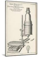 John Marshall's New Invented Double Microscope for Viewing the Circulation of the Blood-I. Sturt-Mounted Art Print