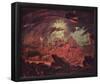 John Martin (The fallen angels in hell) Art Poster Print-null-Framed Poster