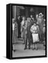 John Maynard Keynes and His Wife During their Trip to the Monetary Conf-null-Framed Stretched Canvas