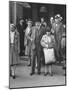 John Maynard Keynes and His Wife During their Trip to the Monetary Conf-null-Mounted Photographic Print