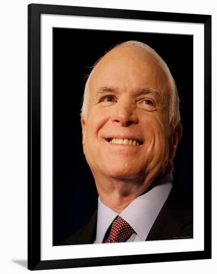 John McCain, Lee's Summit, MO-null-Framed Photographic Print