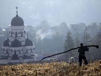 APTOPIX Moldova Daily Life-John Mcconnico-Framed Stretched Canvas