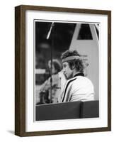 John Mcenroe at the Benson and Hedges Championships at Wembley in 1979-null-Framed Photographic Print