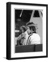 John Mcenroe at the Benson and Hedges Championships at Wembley in 1979-null-Framed Photographic Print