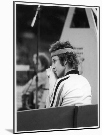 John Mcenroe at the Benson and Hedges Championships at Wembley in 1979-null-Mounted Photographic Print