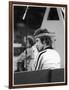 John Mcenroe at the Benson and Hedges Championships at Wembley in 1979-null-Framed Photographic Print