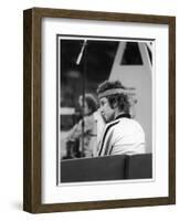 John Mcenroe at the Benson and Hedges Championships at Wembley in 1979-null-Framed Photographic Print