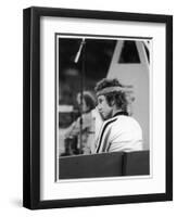 John Mcenroe at the Benson and Hedges Championships at Wembley in 1979-null-Framed Photographic Print