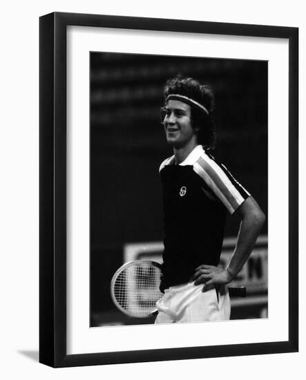 John Mcenroe, Hands on Hips-null-Framed Photographic Print