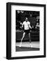 John Mcenroe Playing a Forehand Shot-null-Framed Photographic Print