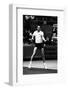 John Mcenroe Playing a Forehand Shot-null-Framed Photographic Print