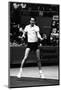 John Mcenroe Playing a Forehand Shot-null-Mounted Photographic Print