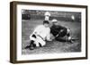 John McGraw, NY Giants, Fred Tenney, Boston Rustlers, Baseball Photo - New York, NY-Lantern Press-Framed Art Print