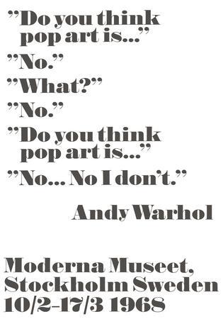Do you think pop art is...