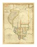 Map of Illinois, c.1820-John Melish-Art Print