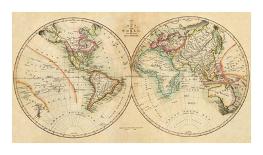 Map of the World, c.1820-John Melish-Framed Art Print