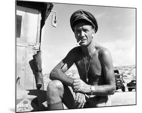 John Mills, Ice-Cold in Alex (1958)-null-Mounted Photo