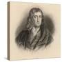 John Milton English Poet and Puritan in Middle Age-null-Stretched Canvas