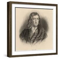 John Milton English Poet and Puritan in Middle Age-null-Framed Photographic Print
