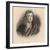 John Milton English Poet and Puritan in Middle Age-null-Framed Photographic Print