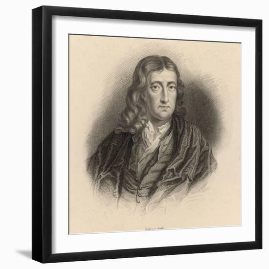 John Milton English Poet and Puritan in Middle Age-null-Framed Photographic Print