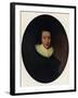 John Milton portrait-Michael van der Gucht-Framed Giclee Print