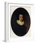 John Milton portrait-Michael van der Gucht-Framed Giclee Print
