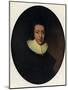 John Milton portrait-Michael van der Gucht-Mounted Giclee Print