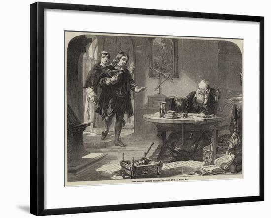 John Milton Visiting Galileo-Solomon Alexander Hart-Framed Giclee Print