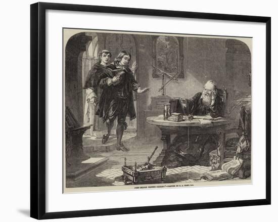 John Milton Visiting Galileo-Solomon Alexander Hart-Framed Giclee Print