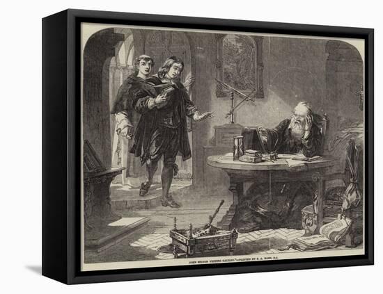 John Milton Visiting Galileo-Solomon Alexander Hart-Framed Stretched Canvas