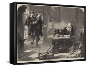 John Milton Visiting Galileo-Solomon Alexander Hart-Framed Stretched Canvas