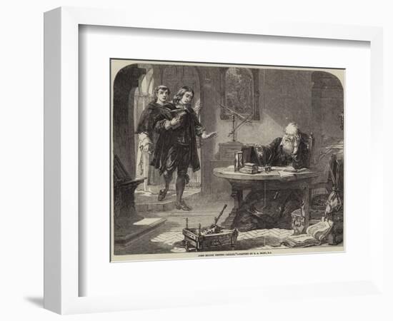 John Milton Visiting Galileo-Solomon Alexander Hart-Framed Giclee Print