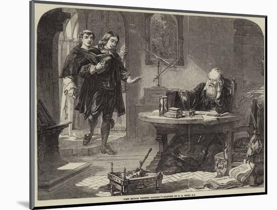 John Milton Visiting Galileo-Solomon Alexander Hart-Mounted Giclee Print