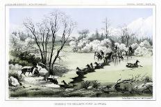 Crossing the Hellgate River, 6 January 1854-John Mix Stanley-Giclee Print