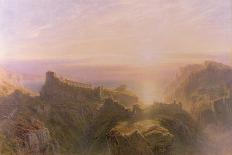 A September Evening, St Michael's Mount, Cornwall-John Mogford-Stretched Canvas