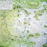 Map of Lower New York State and Surrounding Areas, C.1775-John Montresor-Mounted Giclee Print