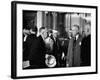 John Mooney Being Refused an Interview with His Brother Tom Mooney-Peter Stackpole-Framed Premium Photographic Print