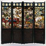 An Aesthetic Movement Stained and Painted Glass Screen-John Moyr Smith-Giclee Print