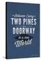 John Muir - Between Every Two Pines-Lantern Press-Stretched Canvas