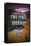 John Muir - Between Every Two Pines-Lantern Press-Framed Stretched Canvas