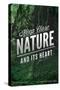 John Muir - Keep Close to Nature - Olympic National Park-Lantern Press-Stretched Canvas