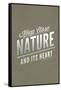 John Muir - Keep Close to Nature-Lantern Press-Framed Stretched Canvas